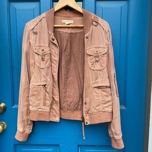 Peyton Jensen flight jacket